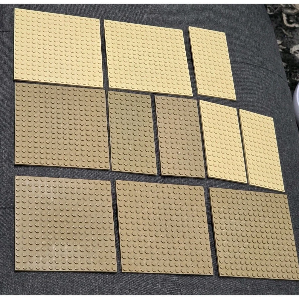 Lego Tan 16x16 8x16 Base Plates 5